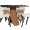 Casa Padrino Luxus Esszimmer Stuhl 6er Set Creme / Grau / Gold 57 x 70 x H. 91,5 - Esszimmer Möbel - Luxus Möbel - Luxus Einrichtung
