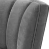 Casa Padrino Luxus Esszimmerstuhl Grau / Schwarz 51 x 62 x H. 82 cm - Luxus Esszimmer Möbel