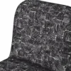 Casa Padrino Luxus Esszimmer Stuhl Schwarz / Weiß H. 84,5 cm - Esszimmer Möbel