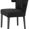 Casa Padrino Luxus Esszimmerstuhl Schwarz - Designer Möbel