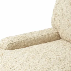 Casa Padrino Luxus Esszimmer Stuhl mit Armlehnen Naturfarben / Schwarz H. 91 cm