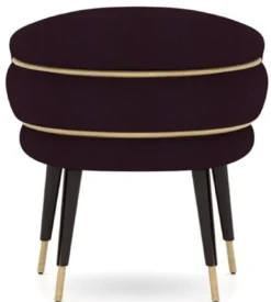 Casa Padrino Luxus Esszimmer Stuhl 8er Set Lila / Schwarz / Beige - Küchen Stühle mit Armlehnen - Esszimmer Möbel - Restaurant Möbel - Hotel Möbel - Luxus Möbel