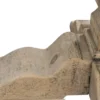 Casa Padrino Luxus Esszimmertisch Naturfarben 120 x H. 76 cm - Esszimmermöbel