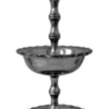 Casa Padrino Luxus Etagere 3-Stufig Silber Ø 38 x H. 105 cm - Hotel & Restaurant Accessoires