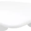 Casa Padrino Luxus Fiberglas Couchtisch Hochglanz Weiß 160 x 118 x H. 33 cm - Fiberglas Wohnzimmertisch - Wohnzimmer Möbel - Hotel Möbel - Luxus Möbel - Fiberglas Möbel