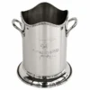 Casa Padrino Luxus Flaschenkühler Silber Ø 16 x H. 18 cm - Weinkühler für eine Flasche mit Gravur