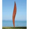 Casa Padrino Luxus Garten Deko Stahl Skulptur Rost H. 400 cm - Garten Skulpturen