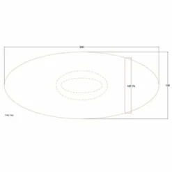 Casa Padrino Luxus Garten Esstisch Matt Weiß 300 x 130 x H. 75 cm