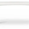 Casa Padrino Luxus Garten Konsole Matt Weiß 200 cm