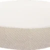 Casa Padrino Luxus Gartenliege - Poolliege Weiß / Beige Ø 180 cm