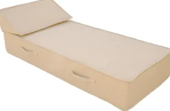 Casa Padrino Luxus Gartenliege / Poolliege Beige 180 x 80 cm
