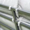 Casa Padrino Luxus Garten Möbel Set Grau - 1 Tisch & 1 Ecksofa & 1 Sitzbank & 1 Hocker