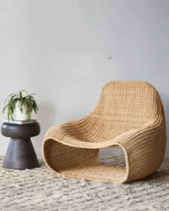 Casa Padrino Luxus Garten Sessel Naturfarben 104 x 89 x H. 85 cm - Rattan Sessel - Rattan Möbel - Garten & Terrassen Möbel - Luxus Qualität - Made in Italy