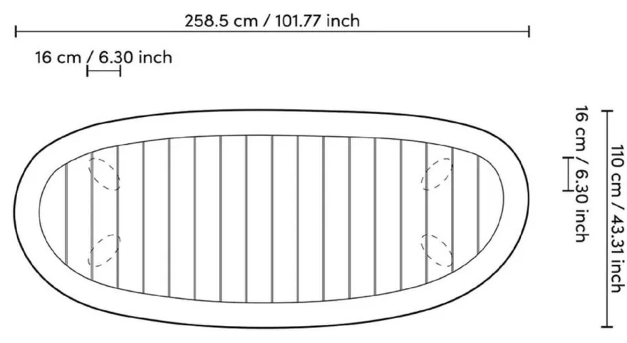 Casa Padrino Luxus Gartentisch Naturfarben / Sandfarben 258,5 x 110 x H. 76 cm - Garten Esstisch mit Teakholz Tischplatte und Aluminium Beinen - Garten & Terrassen Möbel - Luxus Qualität