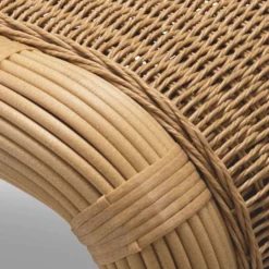 Casa Padrino Luxus Gartentisch Honigfarben 125 cm - Outdoor Garten Couchtisch