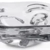 Casa Padrino Luxus Glasschale Ø 27,5 x H. 7 cm - Mundgeblasene Deko Glas Obstschale - Glas Deko Accessoirs - Luxus Kollektion