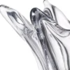 Casa Padrino Luxus Glas Schüssel Ø 36,5 x H. 22,5 cm - Deko Schale aus mundgeblasenem Glas - Deko Accessoires - Luxus Qualität
