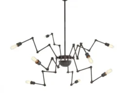 Casa Padrino Luxus Hängeleuchte Bronze - Massive Messing Leuchte Ø 120 x H 70 cm