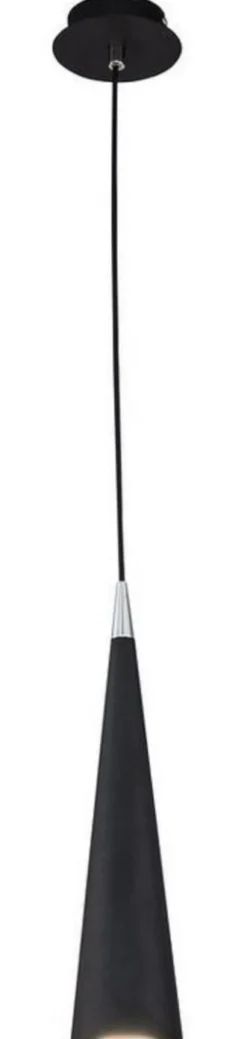 Casa Padrino Luxus Hängeleuchte Schwarz / Silber Ø 10 x H. 158 cm - Höhenverstellbare Metall Pendelleuchte