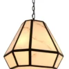 Casa Padrino Luxus Hängeleuchte im Barock Stil - Schwarz - Durchmesser 50 x H 45 cm