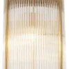 Casa Padrino Luxus Hängeleuchte Antik Messing Ø 27,5 x H. 49 cm - Hängelampe mit rundem Glas Lampenschirm - Wohnzimmer Hängeleuchte - Luxus Leuchten - Luxus Qualität