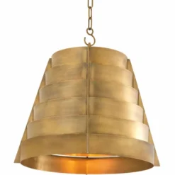 Casa Padrino Luxus Hängeleuchte Vintage Messing Ø 55 x H. 42 cm - Luxus Leuchten