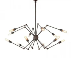 Casa Padrino Luxus Hängeleuchte im Barockstil Bronze Durchmesser 135 cm Höhe 70 cm
