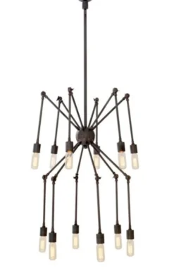 Casa Padrino Luxus Hängeleuchte im Barockstil Bronze Durchmesser 135 cm Höhe 70 cm
