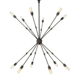 Casa Padrino Luxus Hängeleuchte im Barockstil Bronze Durchmesser 135 cm Höhe 70 cm
