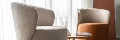 Casa Padrino Luxus Hocker Braun / Grau H. 78,5 cm - Luxus Wohnzimmer & Hotel Möbel