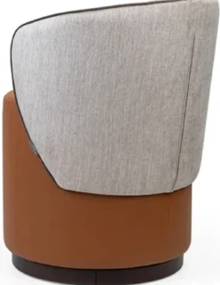 Casa Padrino Luxus Hocker Braun / Grau H. 78,5 cm - Luxus Wohnzimmer & Hotel Möbel