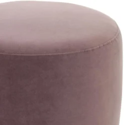 Casa Padrino Luxus Hocker Lila / Gold 40 x H. 45 cm - Hotel Möbel