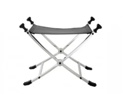Casa Padrino Luxus Hocker mit schwarzem Leder 61 x 46 x H. 48 cm - Limited Edition