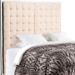 Casa Padrino Luxus Hotel Bett-Kopfteil Naturfarbig 180 x H. 180 cm - Limited Edition