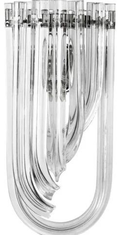 Casa Padrino Luxus Hotel Restaurant Wandlampe 18 x 10 x H. 40 cm - Limited Edition