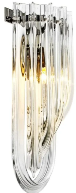 Casa Padrino Luxus Hotel Restaurant Wandlampe 18 x 10 x H. 40 cm - Limited Edition