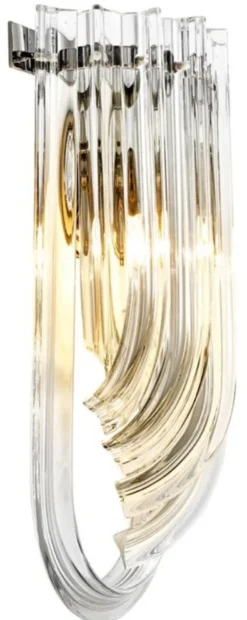 Casa Padrino Luxus Hotel Restaurant Wandlampe 18 x 10 x H. 40 cm - Limited Edition