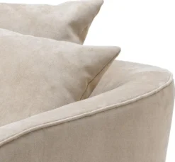 Casa Padrino Luxus Hotel Salon Sessel Greige 101 x 91 x H. 72 cm - Wohnzimmer Möbel