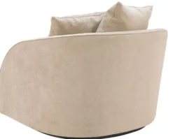 Casa Padrino Luxus Hotel Salon Sessel Greige 101 x 91 x H. 72 cm - Wohnzimmer Möbel