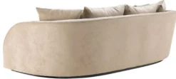 Casa Padrino Luxus Hotel Sofa Greige 255 x 91 x H. 72 cm - Designer Kollektion