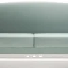 Casa Padrino Luxus Jugendstil 3er Sofa Mintgrün / Weiß 185 x 90 x H. 96 cm - Luxus Qualität