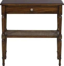Casa Padrino Luxus Jugendstil Mahagoni Konsolentisch mit Schublade Dunkelbraun 71 x 28 x H. 76 cm - Konsole im französichen Jugendstil