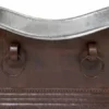 Casa Padrino Luxus Jugendstil Kupfer Badewanne Bronze / Silber 170 x 72 x H. 72 cm - Freistehende Retro Badewanne - Rustikale Kupfer Badezimmer Möbel