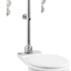 Casa Padrino Luxus Jugendstil WC mit Hänge Spülkasten 51 x 73 x H. 142 cm - Verschiedene Farben - Badezimmer Möbel - Luxus Qualität