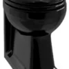 Casa Padrino Luxus Jugendstil WC Schwarz 36 x 42,5 x H. 47,5 cm - Badezimmer Möbel - Luxus Qualität