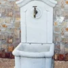 Casa Padrino Luxus Jugendstil Wandbrunnen Grau 50 x H. 101 cm - Made in Italy