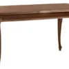 Casa Padrino Luxus Jugendstil Esstisch Braun 130 x 80 x H. 75,6 cm - Massivholz Küchentisch - Barock & Jugendstil Möbel Esszimmer Möbel