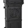 Casa Padrino Luxus Jugendstil Standbriefkasten Grün - Aluminium Briefkasten - Postkasten - Säulenbriefkasten
