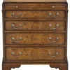 Casa Padrino Luxus Jugendstil Kommode mit 4 Schubladen Braun 62 x 39 x H. 70 cm - Luxus Qualität
