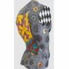 Casa Padrino Luxus Keramik Deko Männer Torso Bunt H. 62 cm - Handgefertigt & Handbemalt